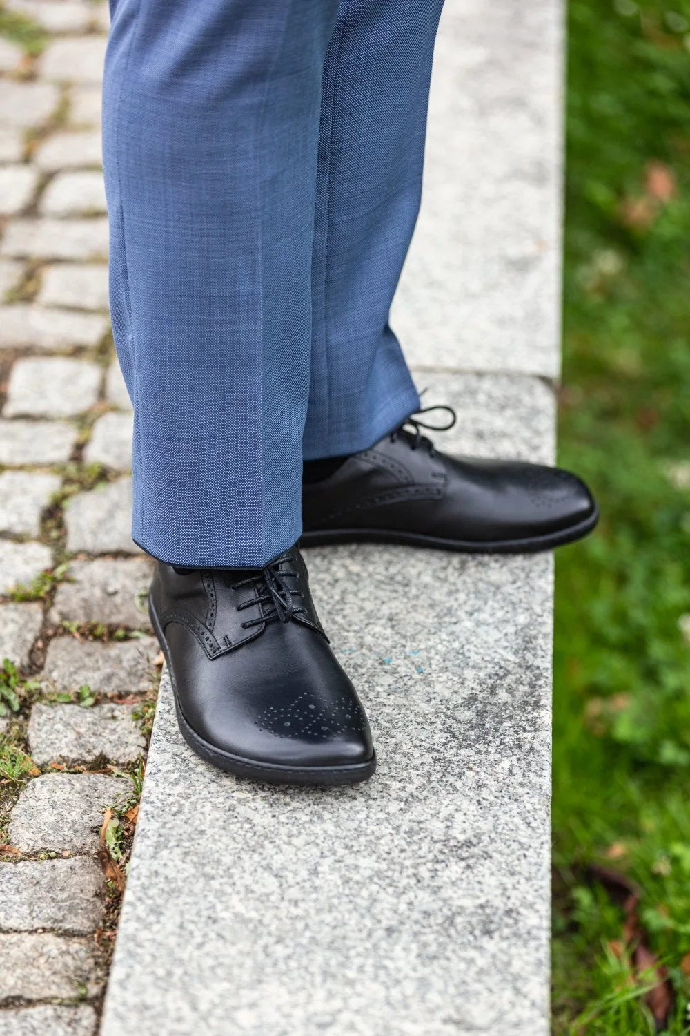 Полуботинки для женщин и мужчин ZAQQ PEAQ Brogue Black (чёрный цвет), фото 6
