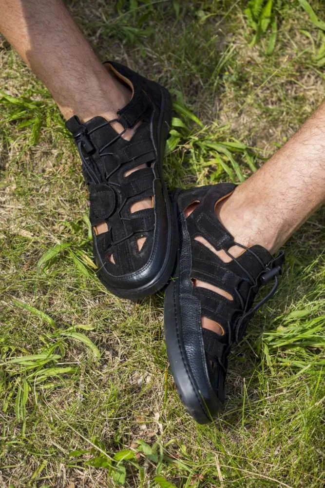 Сандалии для женщин и мужчин ZAQQ QLEAR Black (чёрный цвет), фото 11