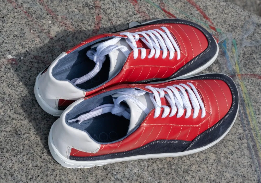 Мужские кроссовки ZAQQ QAMPION Navy Red (красный цвет), фото 9