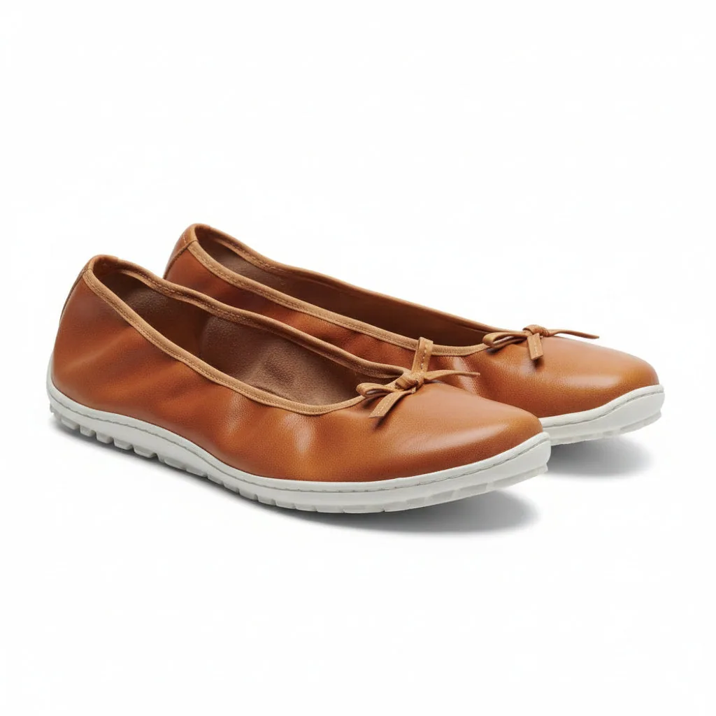 Женские балетки ZAQQ SUQAR Brown (коричневый цвет)