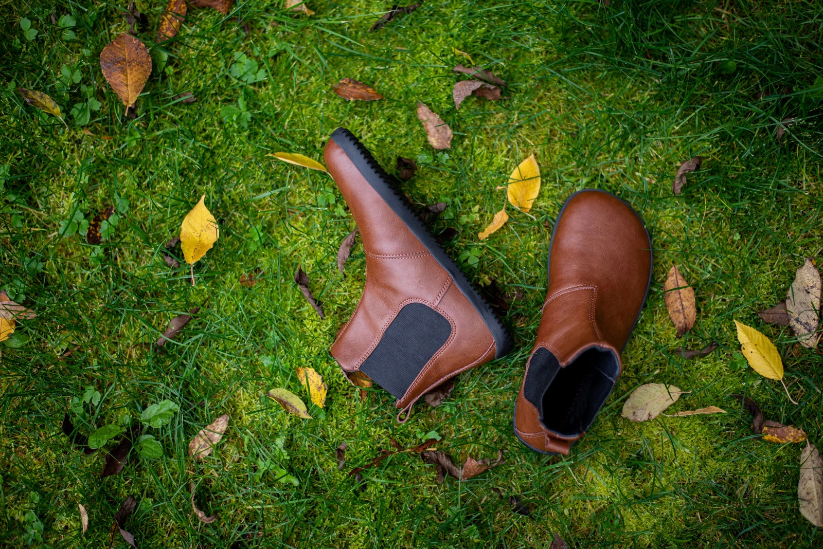 Ботинки Ahinsa Chelsea Barefoot — коричневый, фото 10