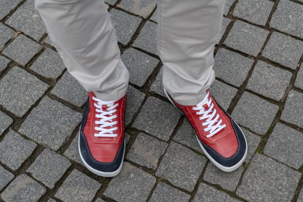 Мужские кроссовки ZAQQ QAMPION Navy Red (красный цвет), фото 12
