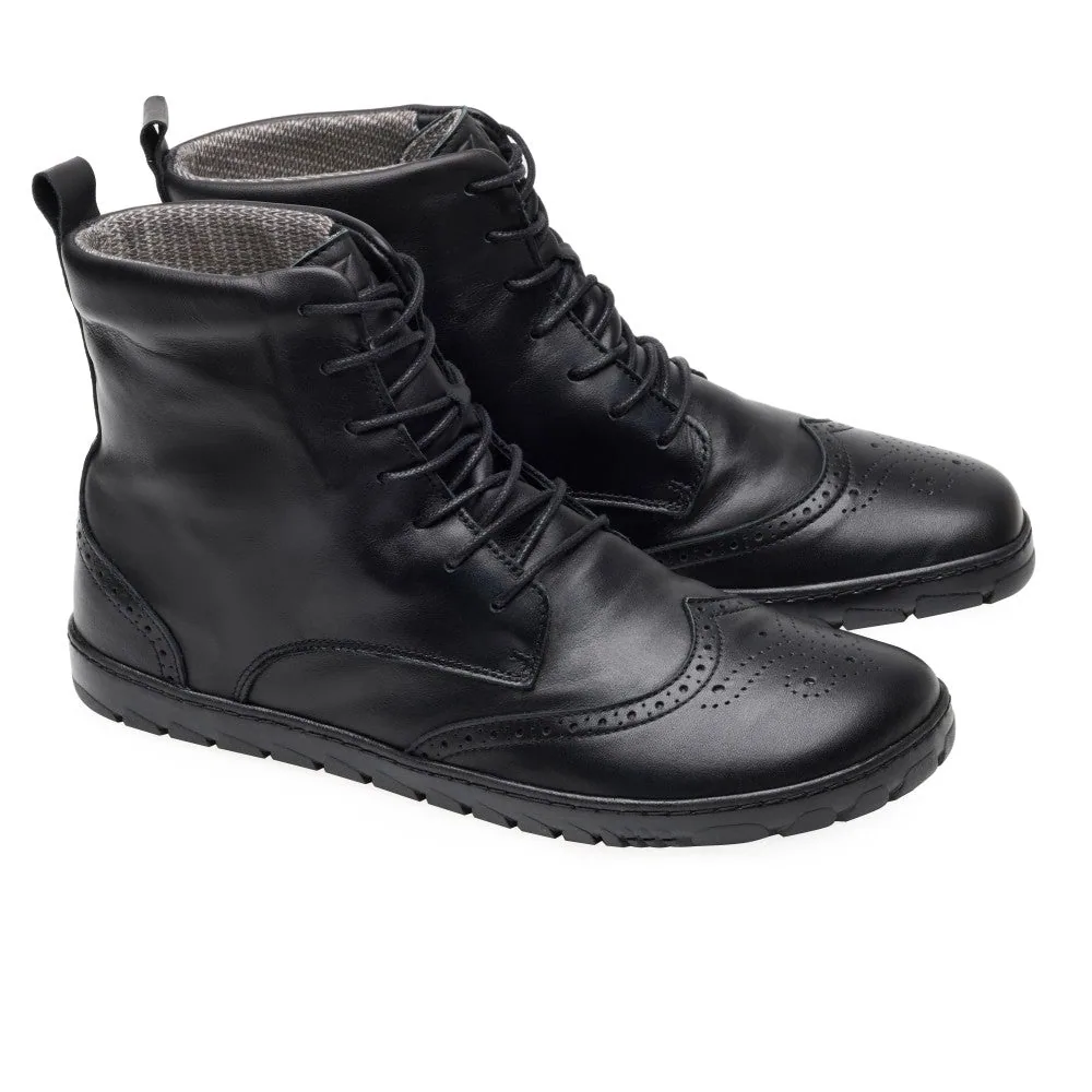 Ботинки для женщин и мужчин ZAQQ QUINTIC Brogue Black Waterproof (чёрный цвет)
