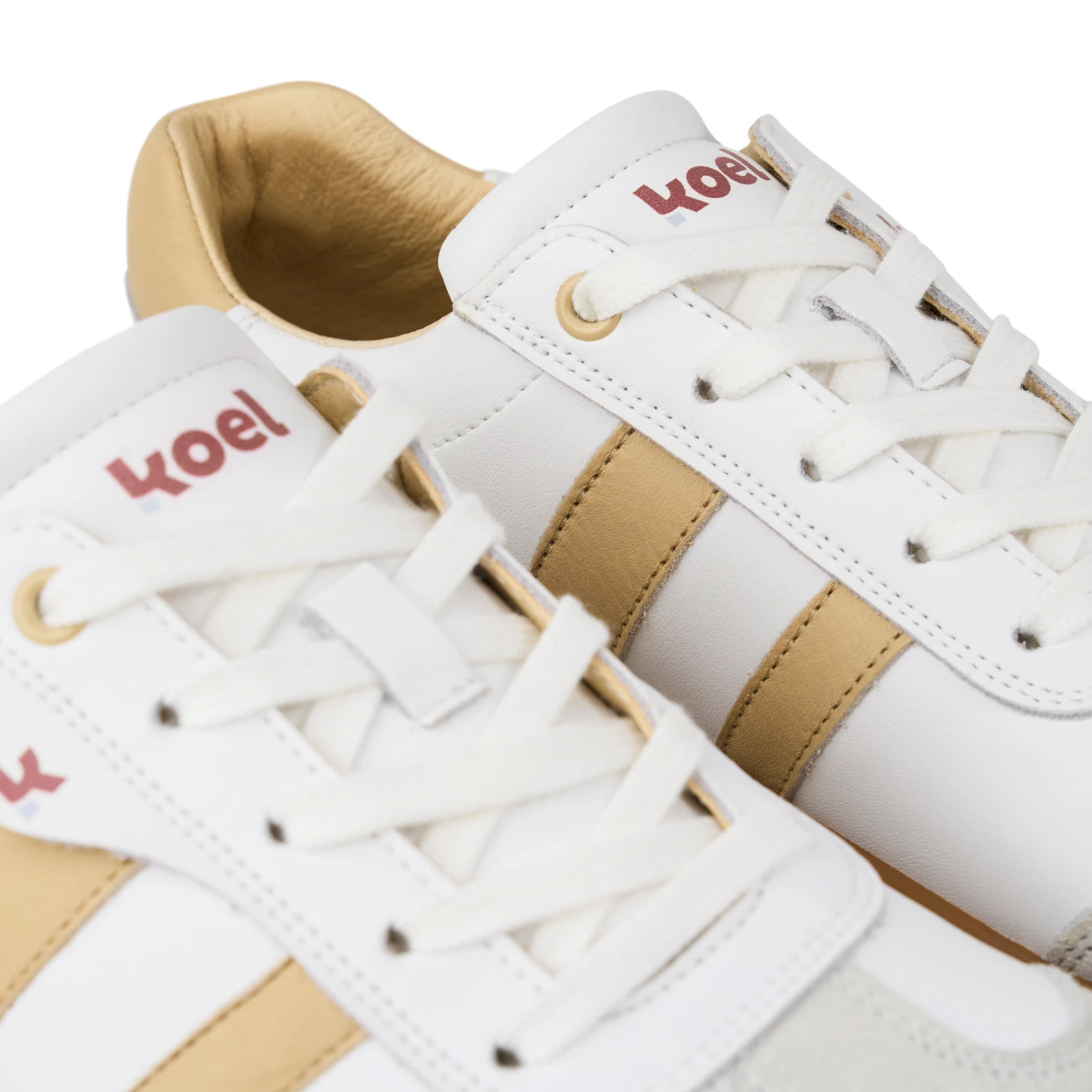 Кроссовки Koel ILA Napa Suede — молочный и бежевый, фото 4