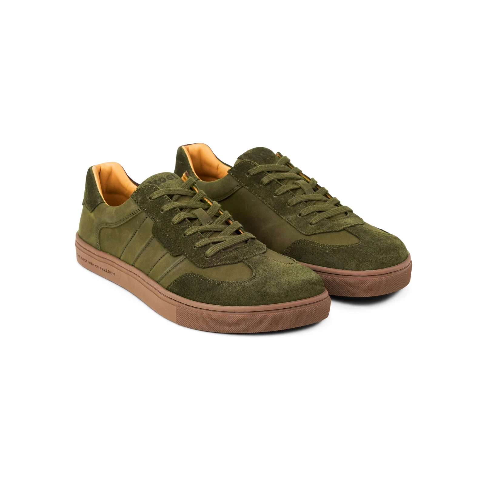 Кроссовки Koel HELIO Suede — оливковый, фото 2