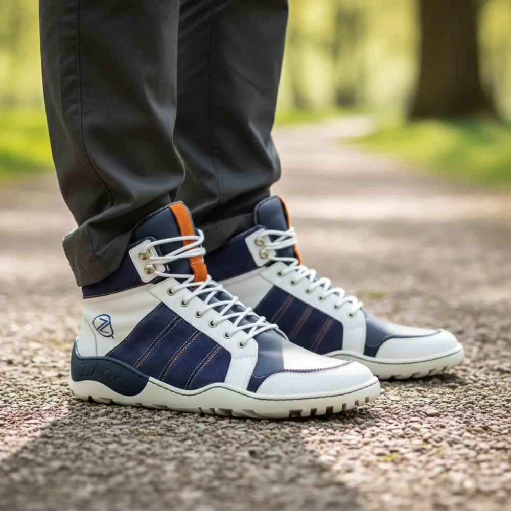 Мужские ботинки ZAQQ Q2 Blue White Waterproof, фото 7