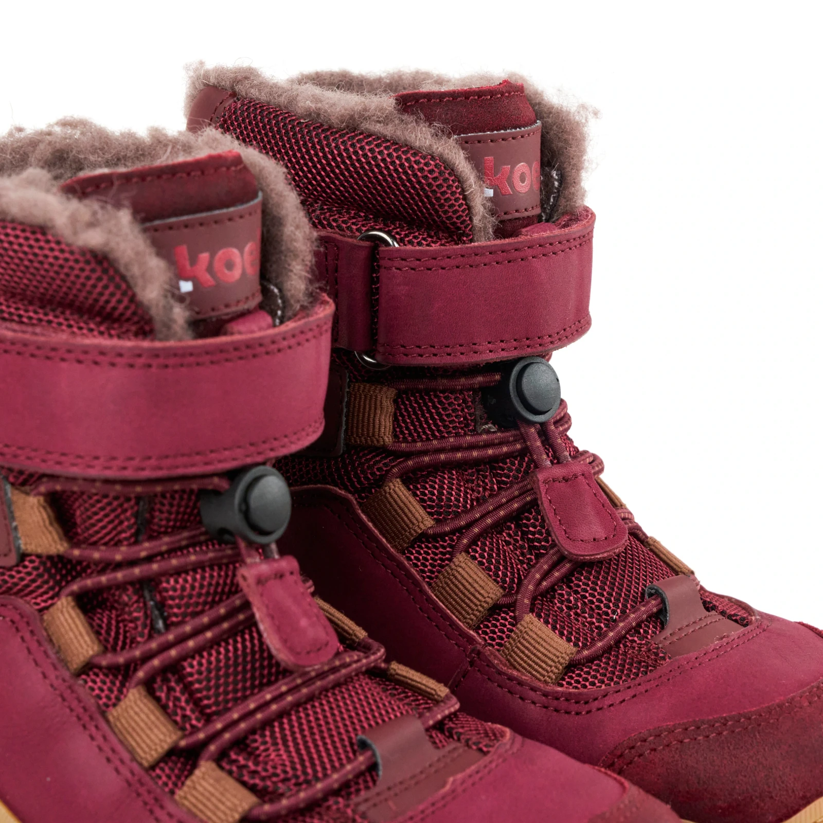 Ботинки Koel RAVO Wool Tex — бордовый, фото 4