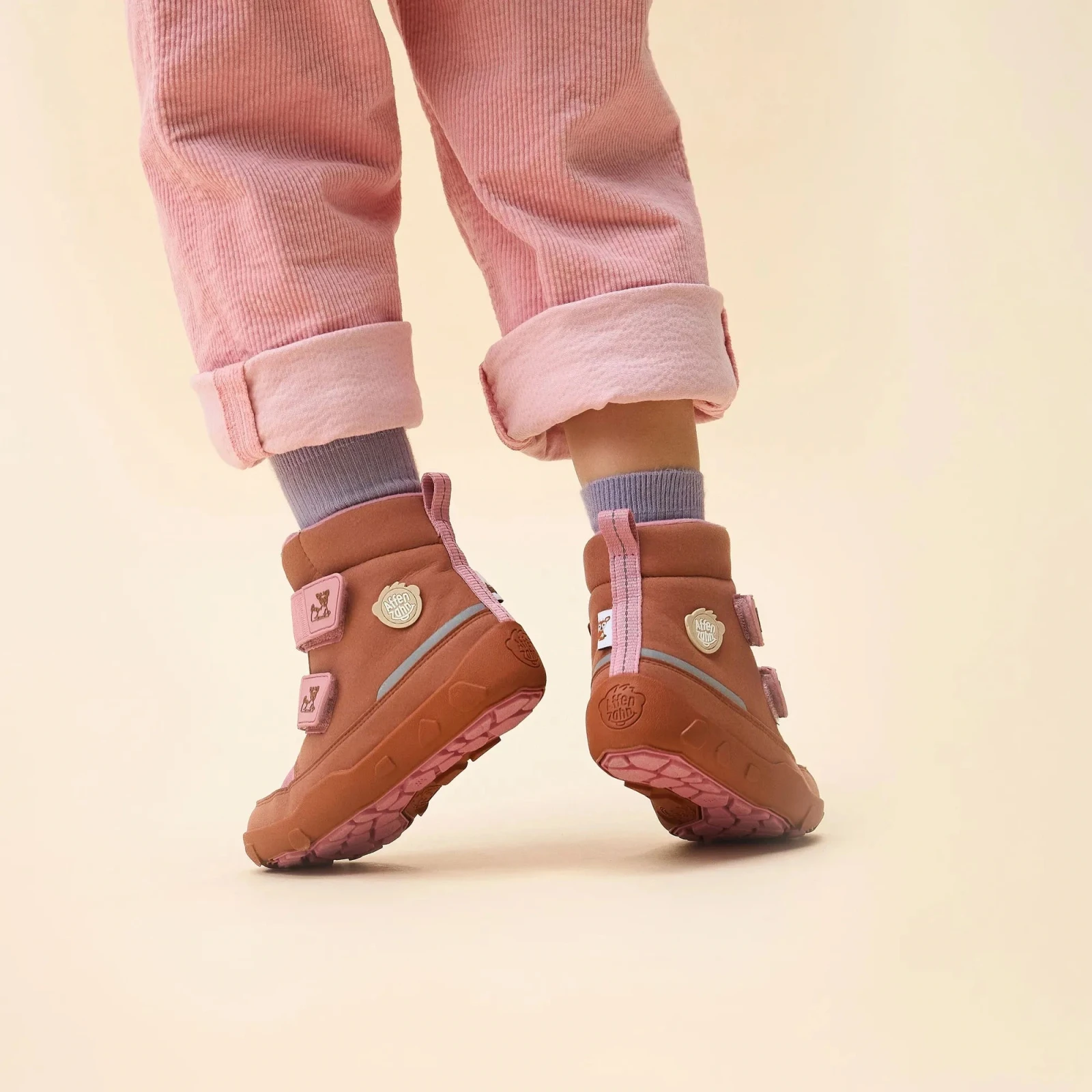 Зимние ботинки Affenzahn Comfy Оленёнок — коричневый, фото 9