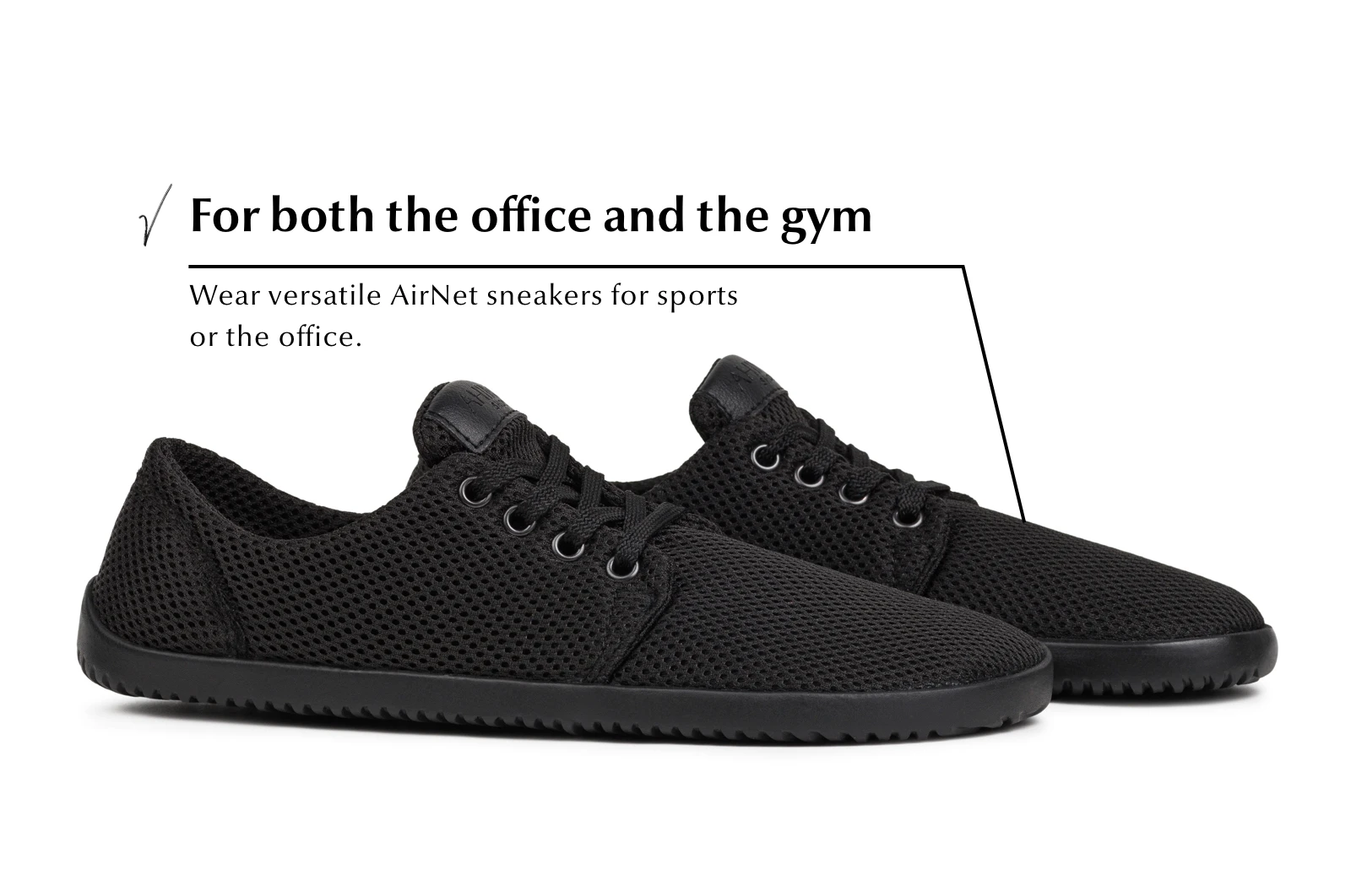 Кроссовки Ahinsa AirNet Barefoot — чёрный, фото 8
