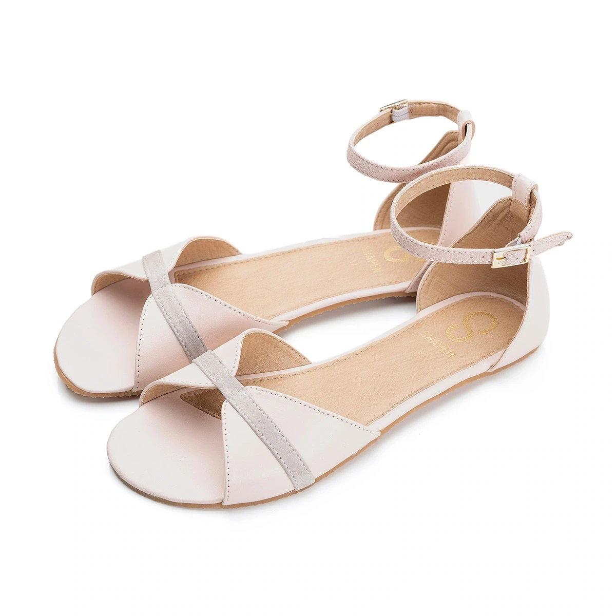 Босоногие сандалии Shapen PETAL — светло-розовый, фото 4