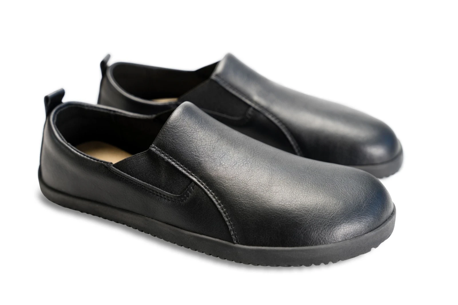 Слипоны Ahinsa из веганского материала Barefoot — чёрный, фото 2