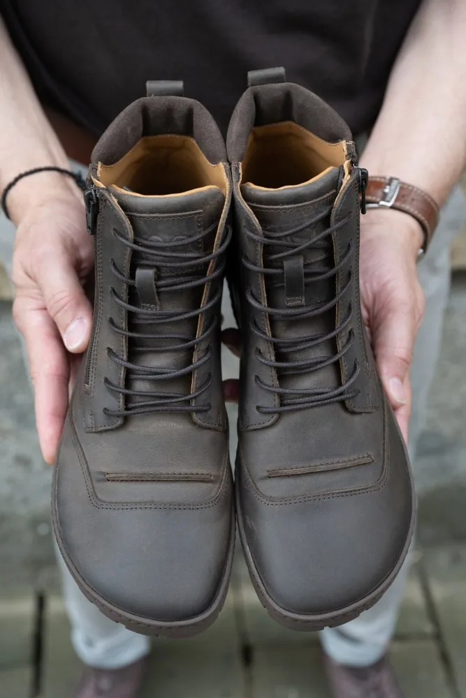 Мужские ботинки ZAQQ PARQER Dark Brown (тёмно-коричневый цвет), фото 7