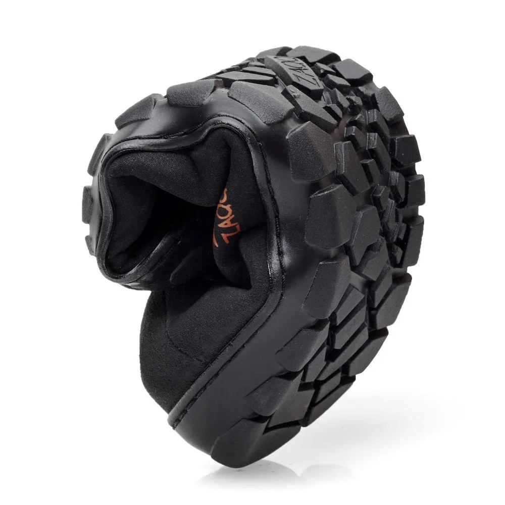 Кроссовки для женщин и мужчин ZAQQ QARO Black Orange (чёрные с оранжевыми деталями), фото 4