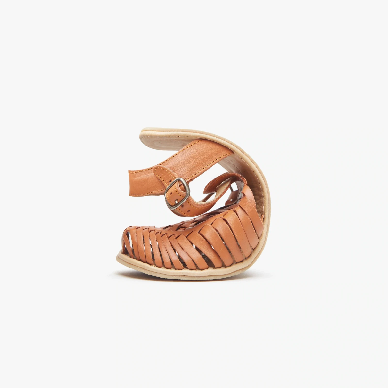Босоногие сандалии Origo Huarache Sandal Wide by Anya — ириска, фото 5