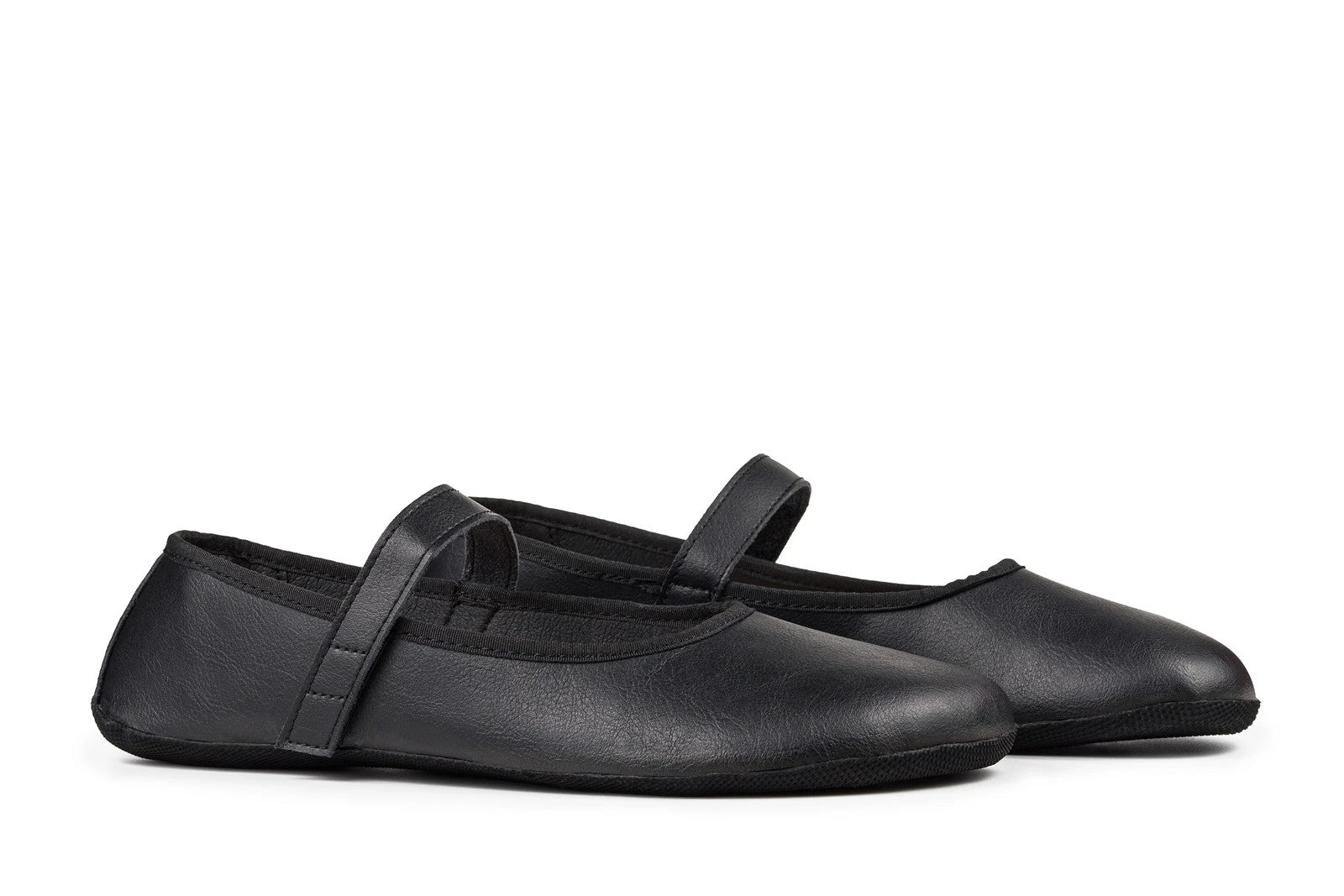 Балетки Ahinsa Ananda Ballet с ремешком Barefoot — чёрный, фото 2