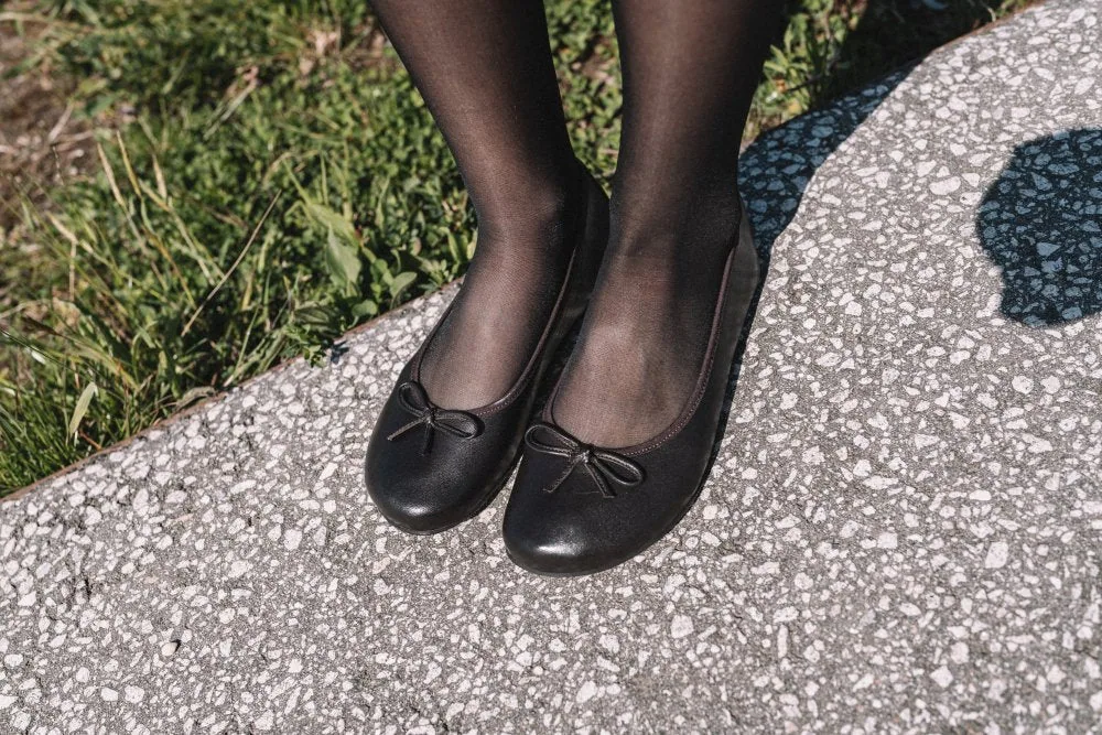 Женские балетки ZAQQ LOOQ Dark Brown (тёмно-коричневый цвет), фото 9