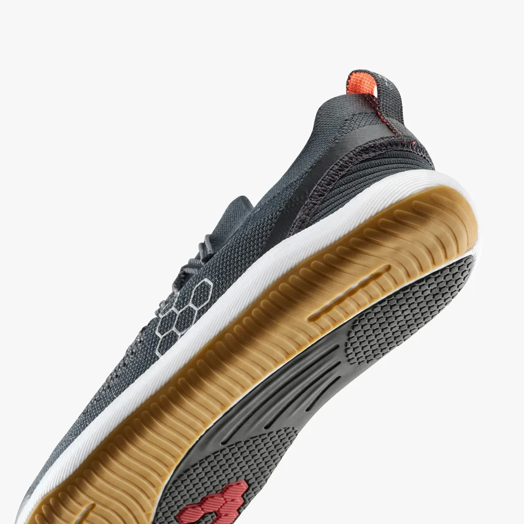 Кроссовки Vivobarefoot Primus Flow Knit — мужская модель, чёрный с каучуковой подошвой, фото 7