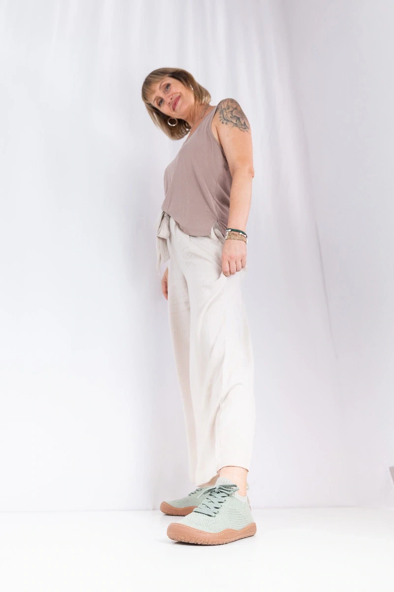 Босоногие кроссовки Sambas the bambas Essence Ayla — мятные, фото 19