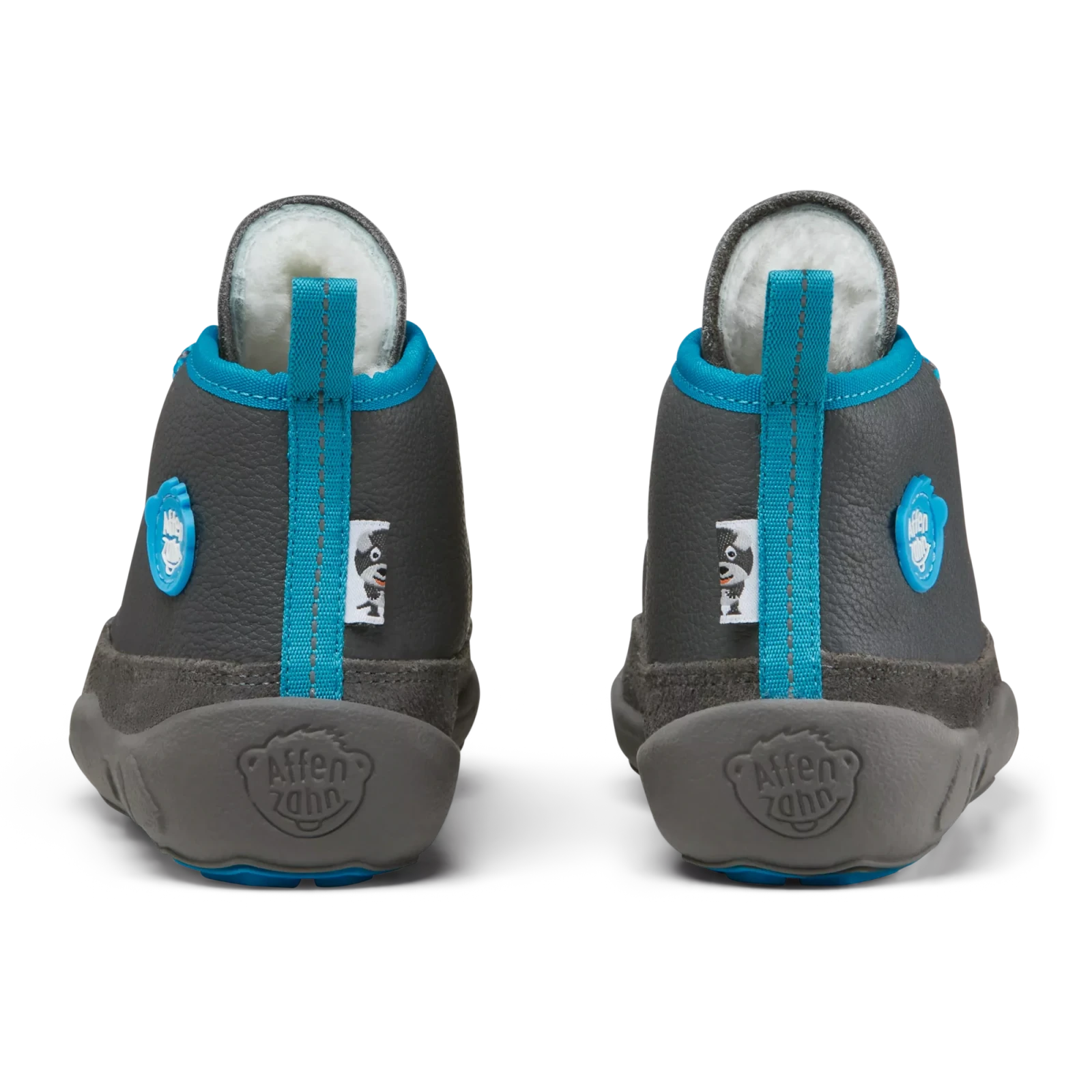 Зимние полуботинки Affenzahn Easy Собака — серый, фото 12