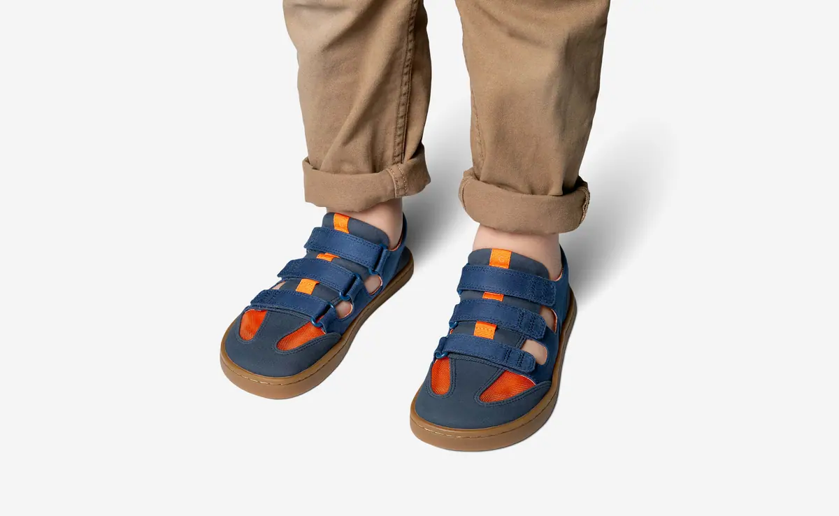 Детские босоногие сандалии Feelgrounds Arcade Kids — ярко-синий, фото 5