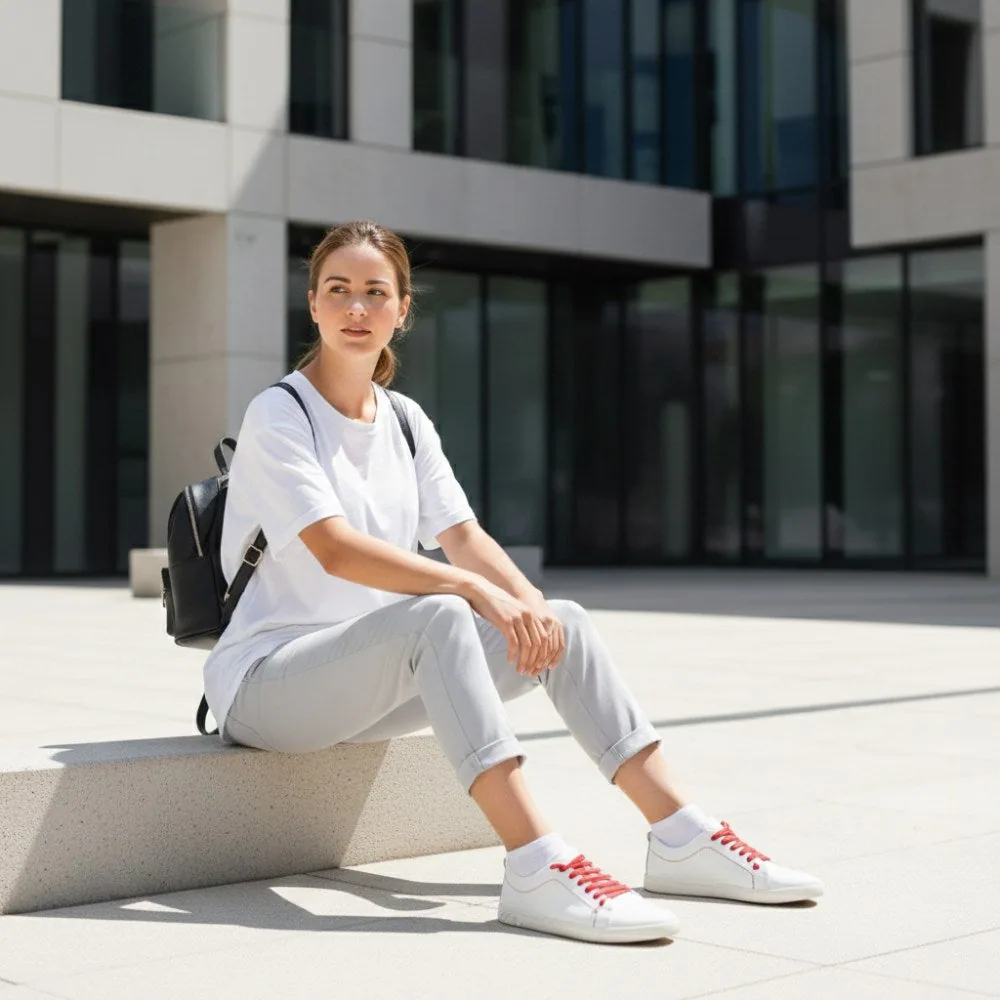 Кроссовки для женщин и мужчин ZAQQ STIQ White, фото 12