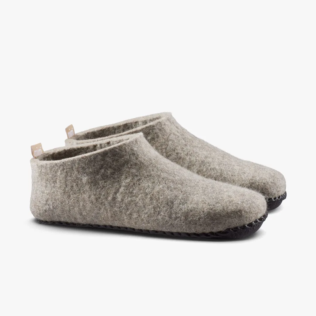 Тапочки Vivobarefoot Mim Felt Slipper II — унисекс, серый, фото 4