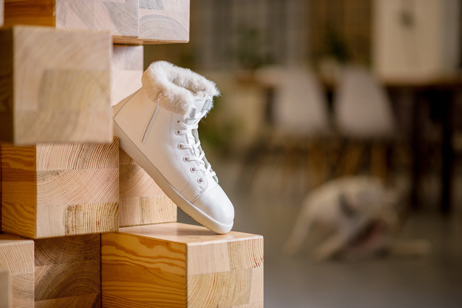 Кроссовки Ahinsa Tara Winter 2.0 Barefoot — белый, фото 10