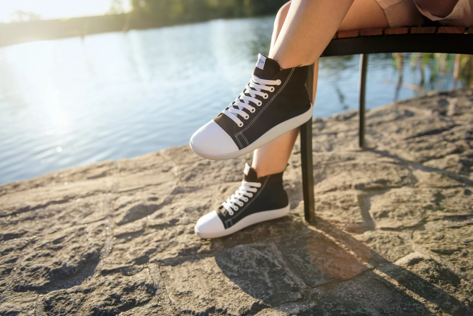 Кроссовки Ahinsa Street Hemp High-Top Barefoot — чёрный, фото 14