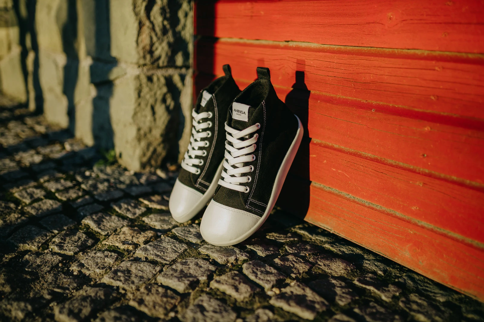 Кроссовки Ahinsa Street Hemp High-Top Barefoot — чёрный, фото 10
