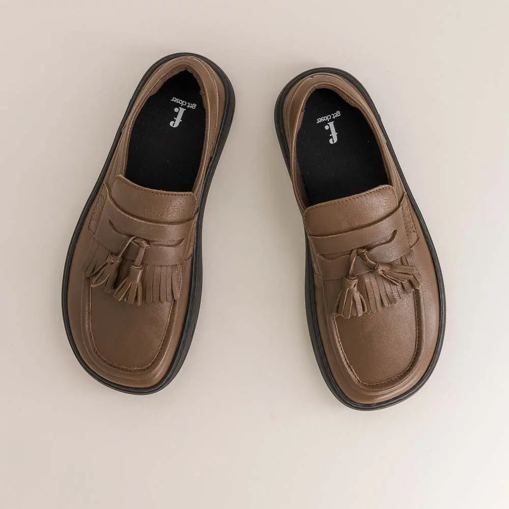 Босоногие лоферы Fleeters Plum — кофейный чёрный, фото 9