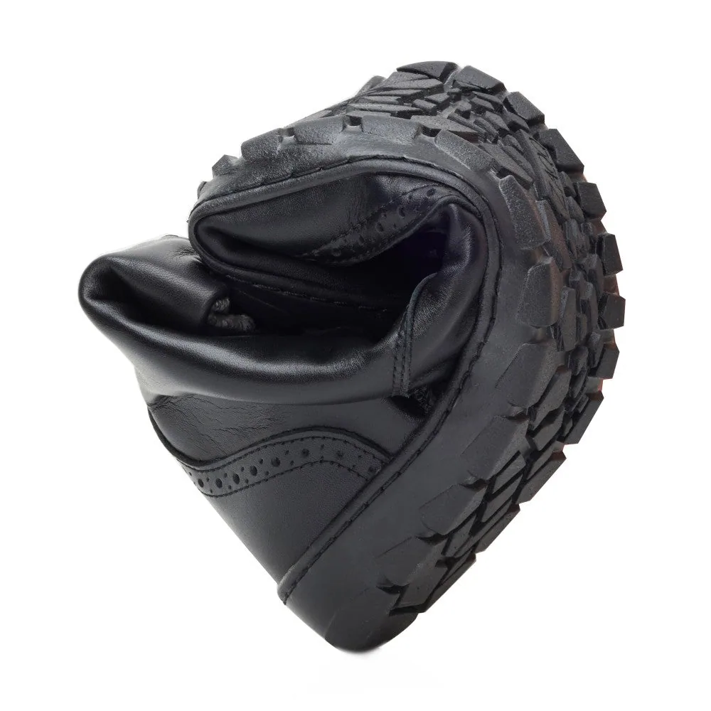 Ботинки для женщин и мужчин ZAQQ QUINTIC Brogue Black Waterproof (чёрный цвет), фото 4