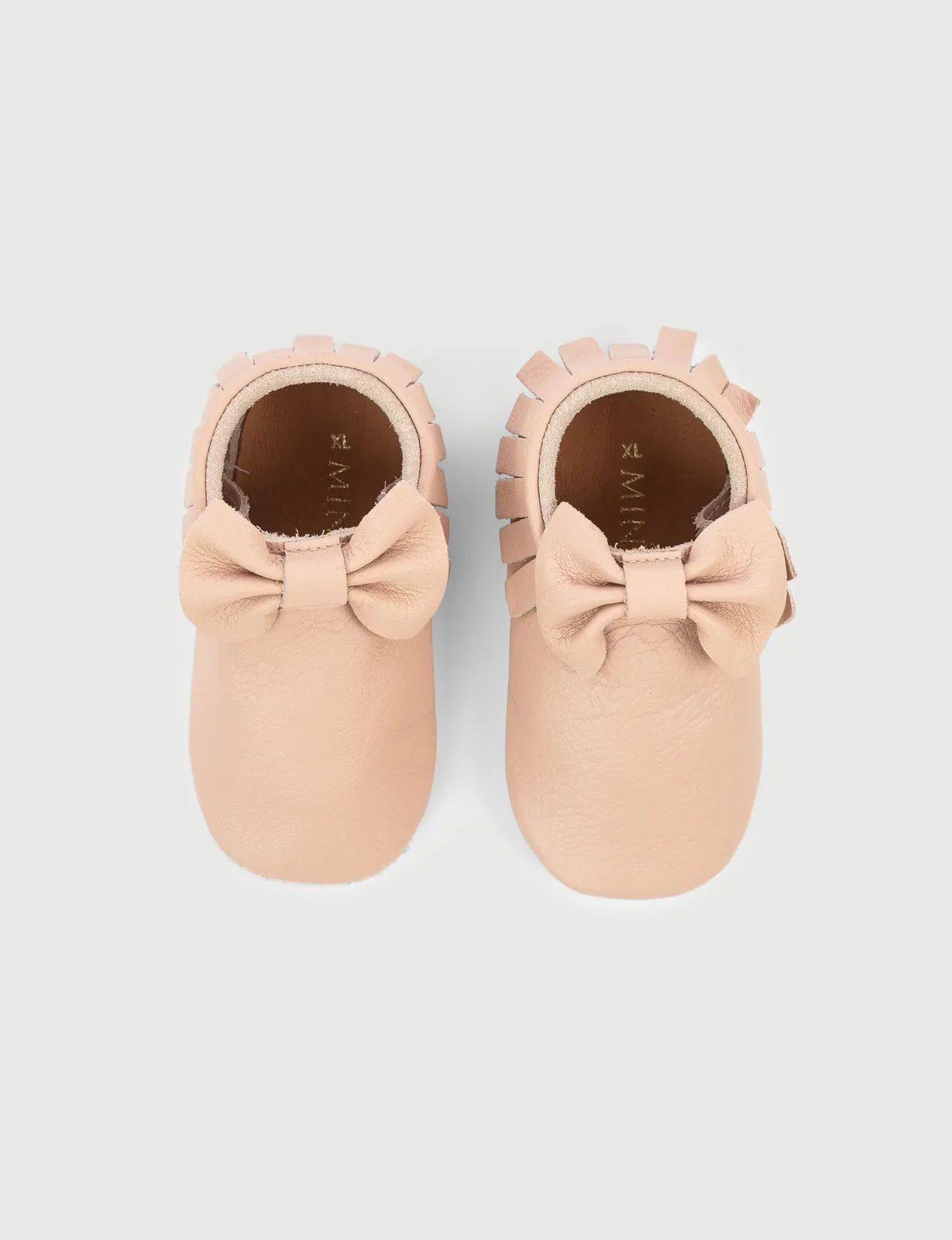Для первых шагов: мягкие ботиночки SHUU Moccs, розовые, фото 4