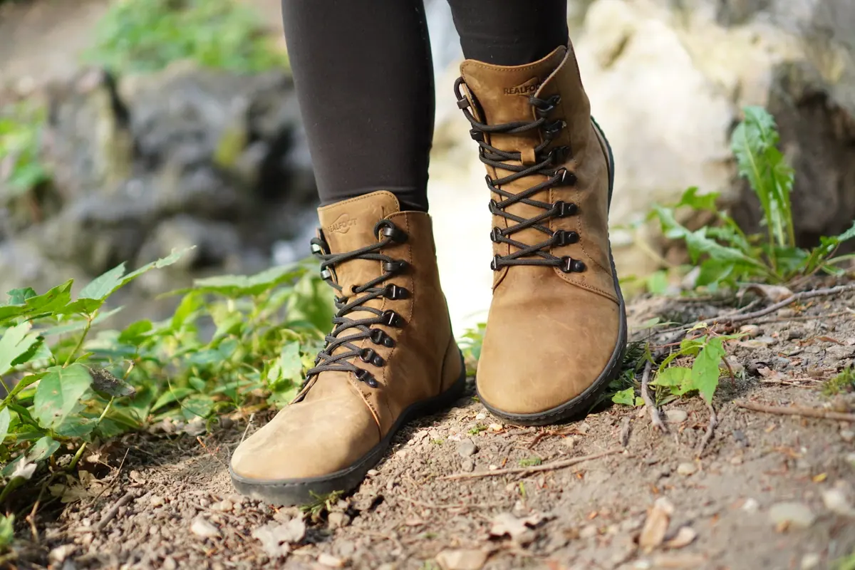 Босоногие ботинки Realfoot Farmer Spring/Fall Light Brown, фото 2