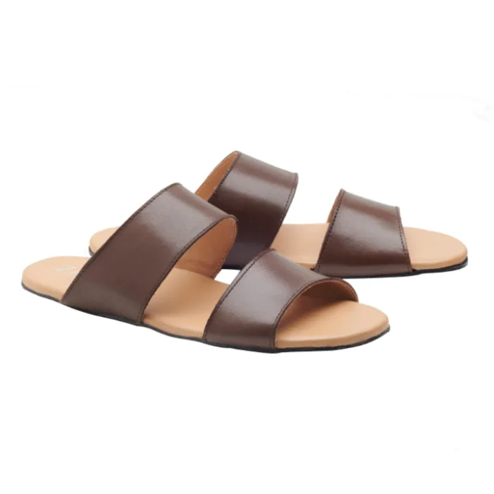 Женские сандалии ZAQQ LUQIA Dark Brown (тёмно-коричневый цвет)