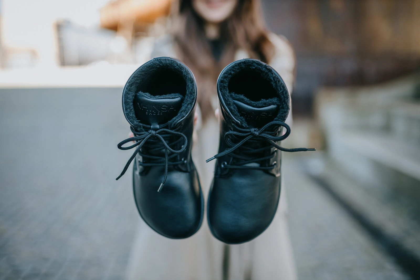 Ботинки Ahinsa Sundara Winter Barefoot — чёрный, фото 9
