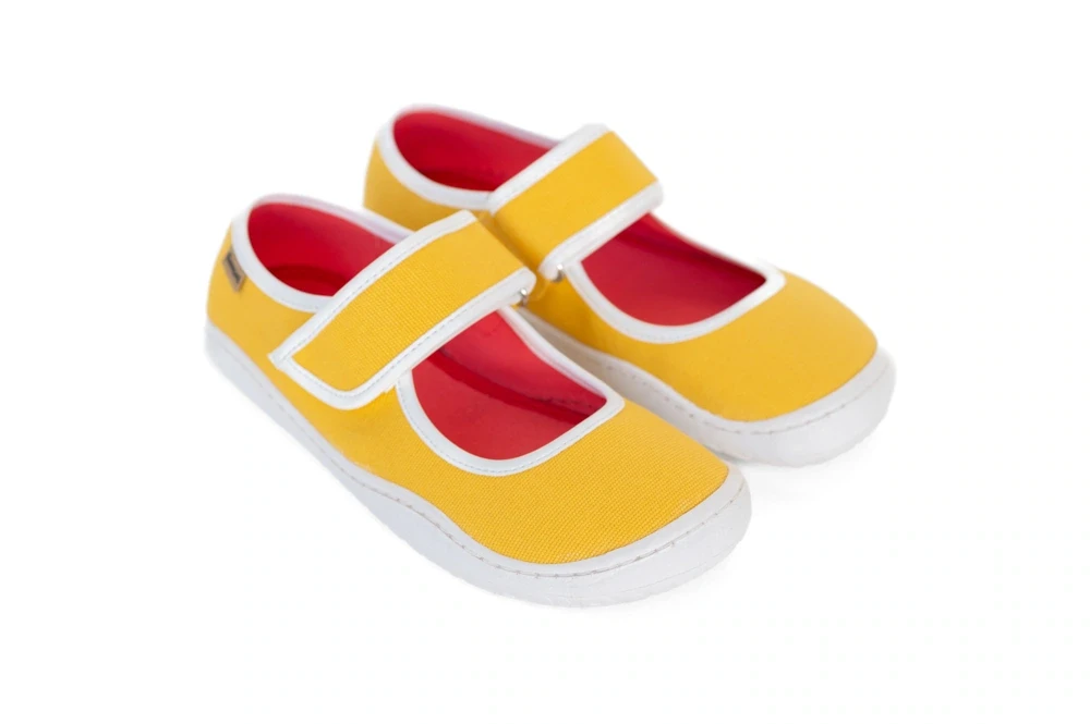 Босоногие балетки Sambas the bambas Pizpireta — жёлтые, фото 3