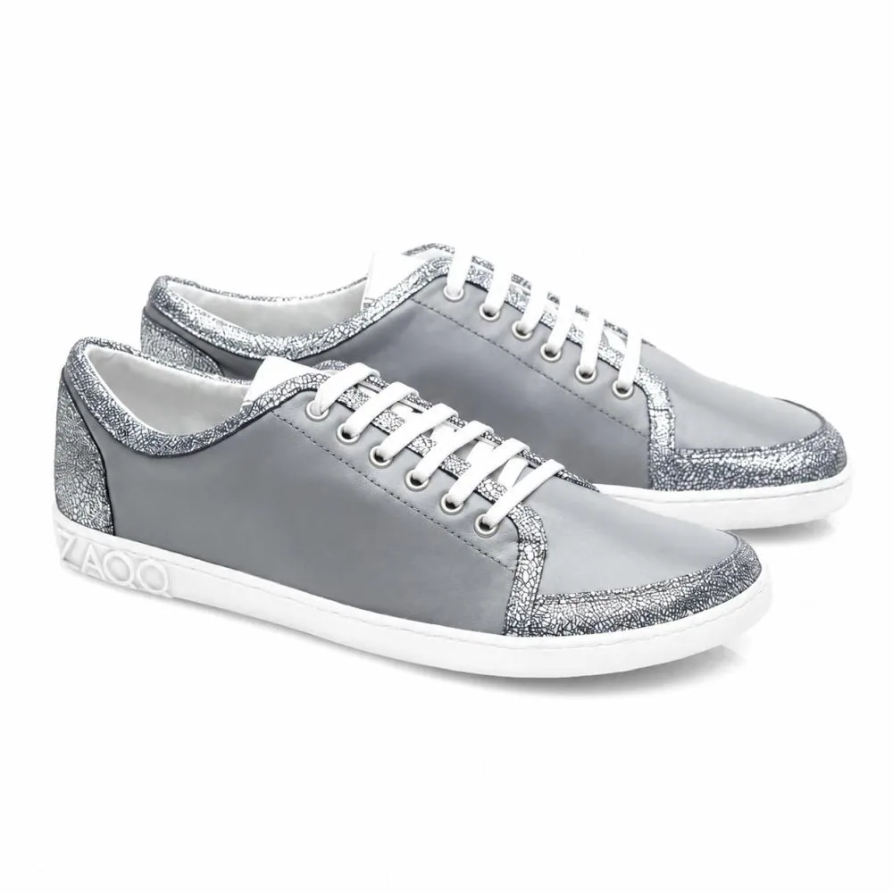 Женские кроссовки ZAQQ TIQQ Grey Silver (серебристый цвет)