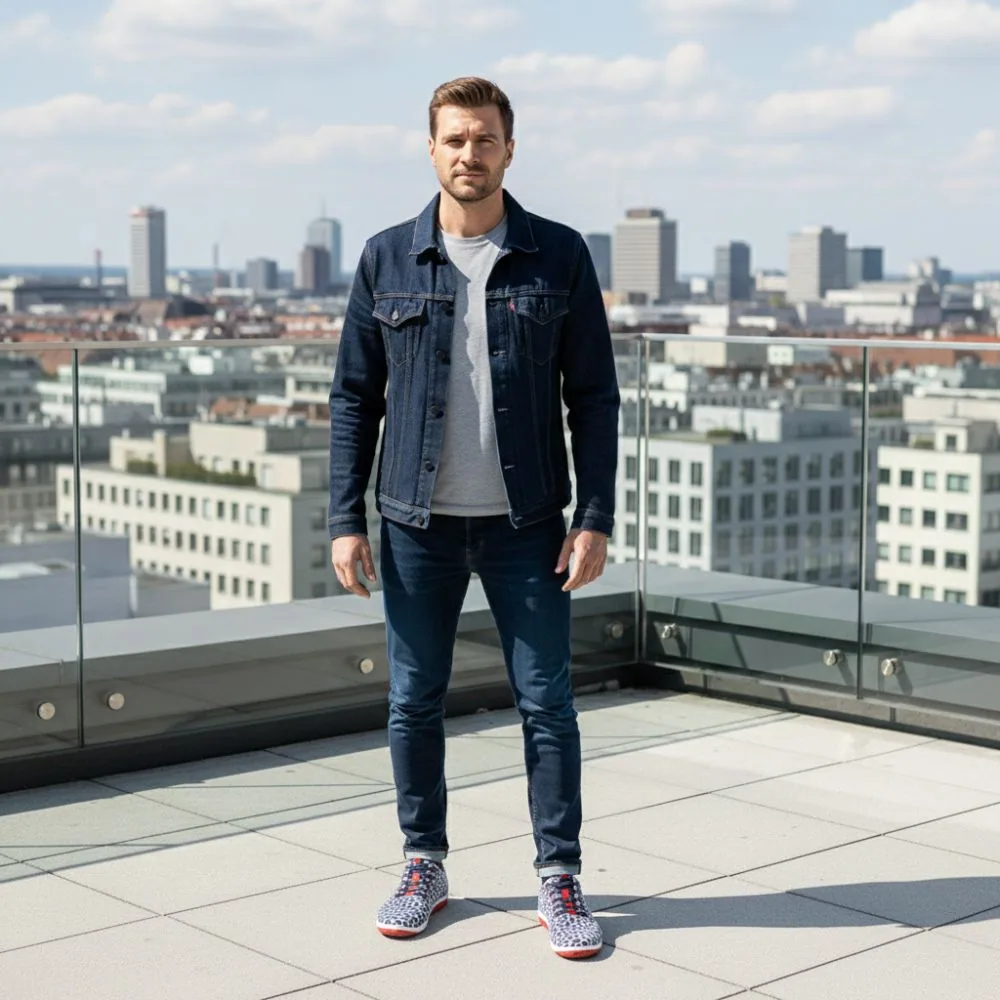Мужские кроссовки ZAQQ ABEQ Grey Red (серо-красные), фото 15