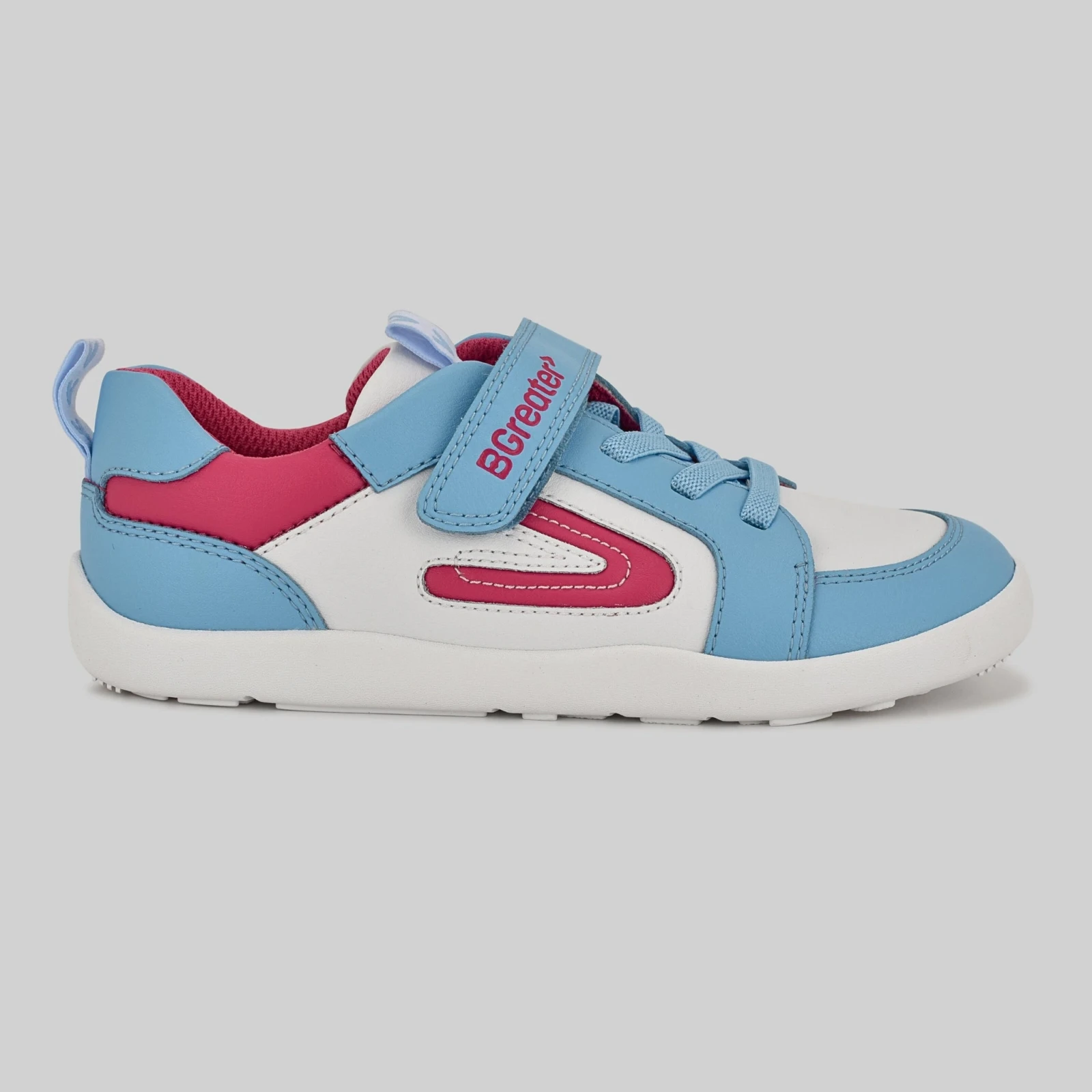 Кроссовки BGreater All Leather Lev — синий с белым, фото 3