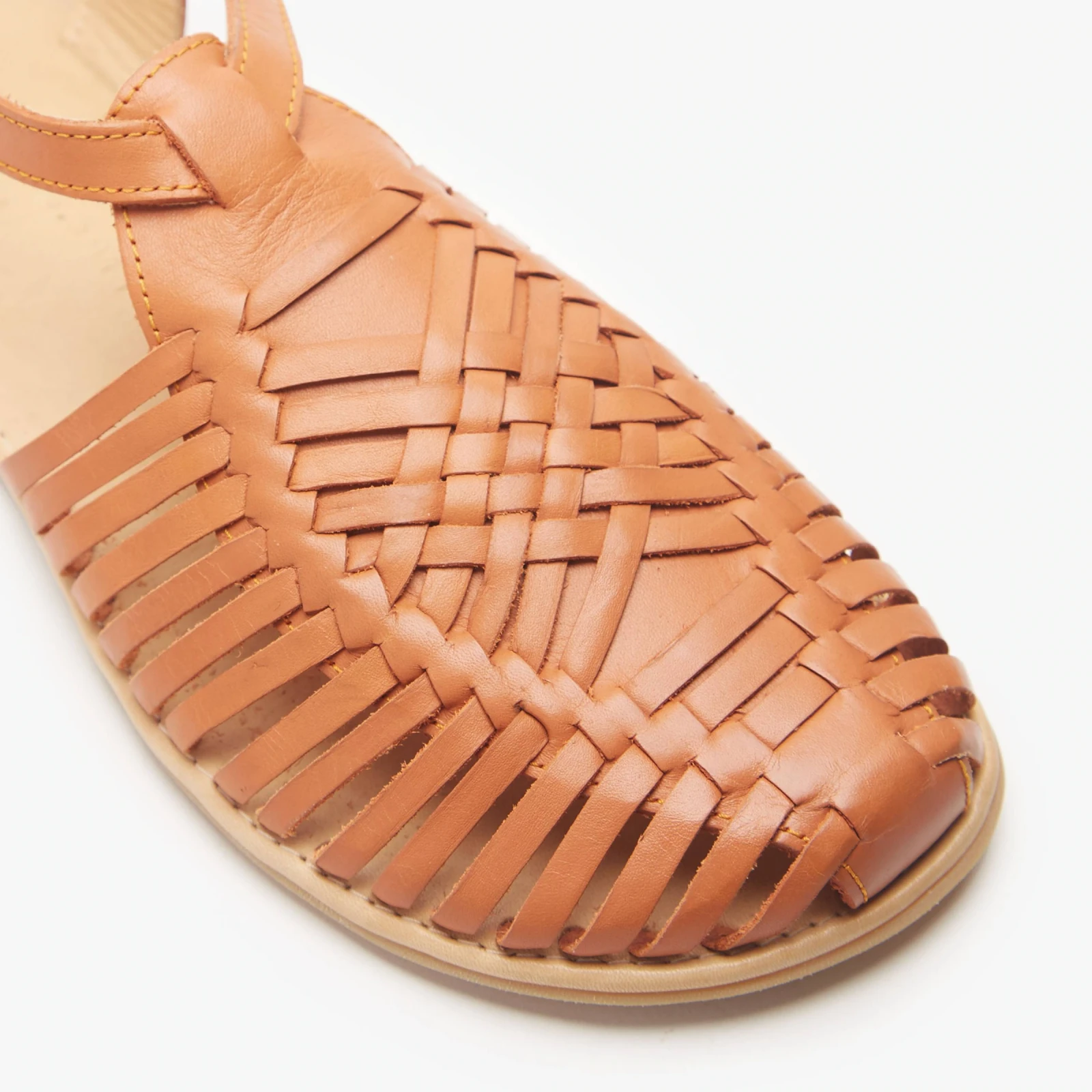 Босоногие сандалии Origo Huarache Sandal Wide by Anya — ириска, фото 4