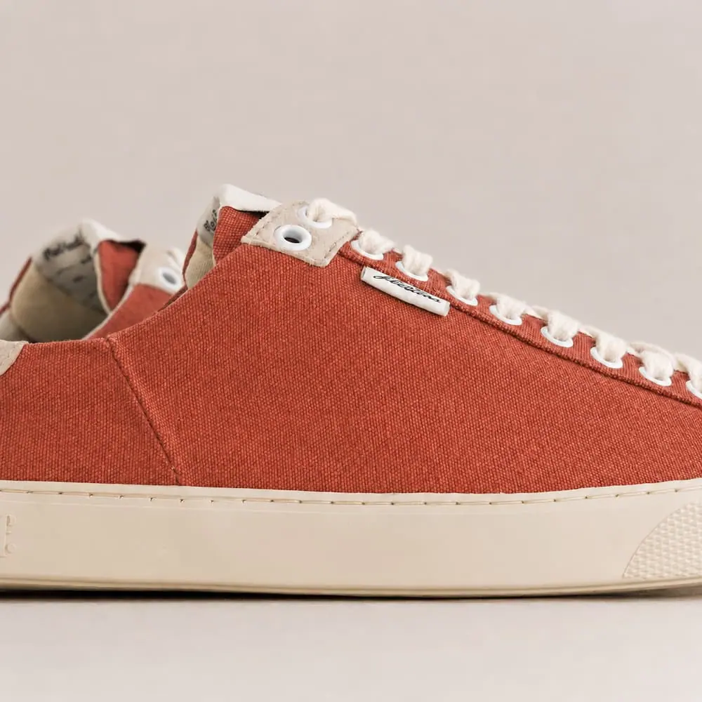 Босоногие кроссовки Fleeters Peach — коньячный канвас, фото 4
