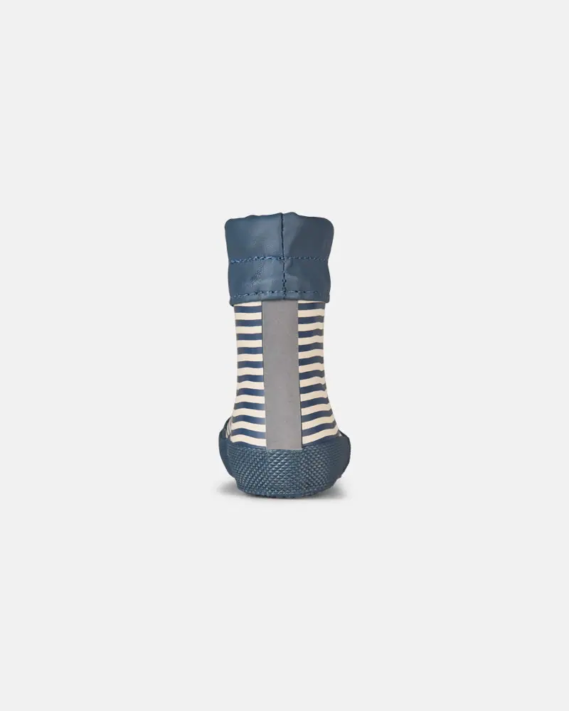 Детские босоногие резиновые сапоги Bundgaard Cover Navy Stripe, фото 3