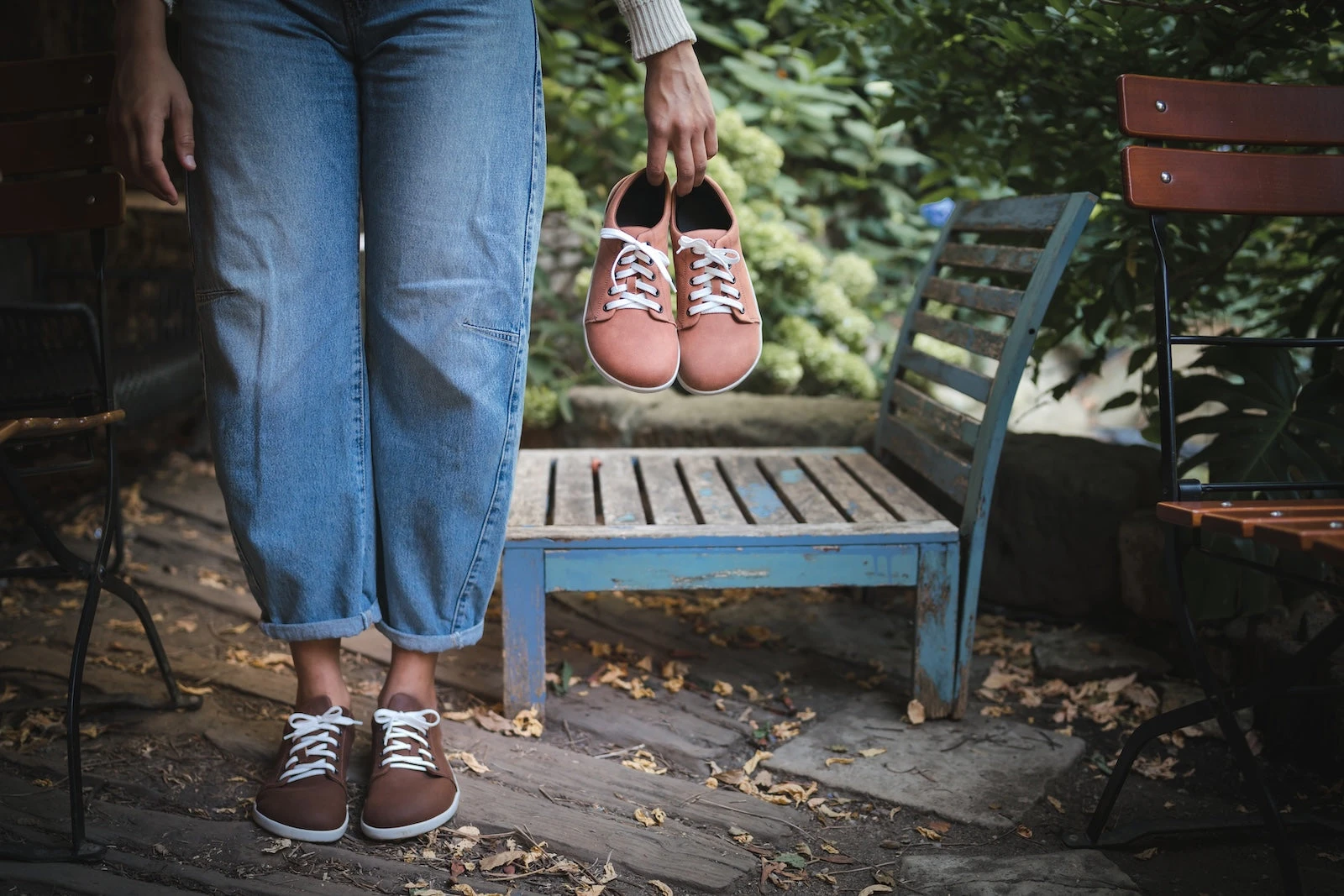 Кроссовки Ahinsa Vida Barefoot — коричневый, фото 13