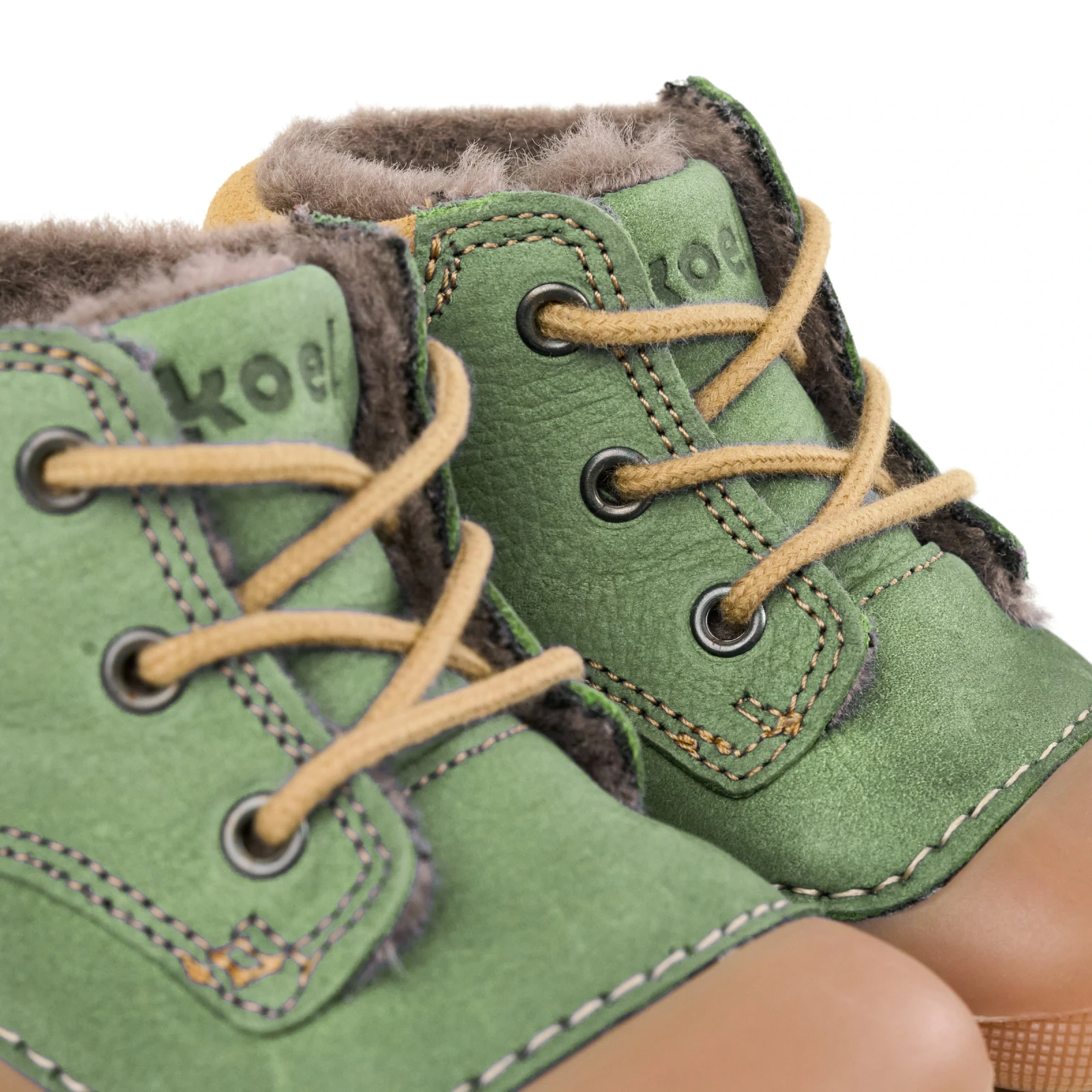 Повседневная обувь Koel AVA Leather Wool — оливковый, фото 4