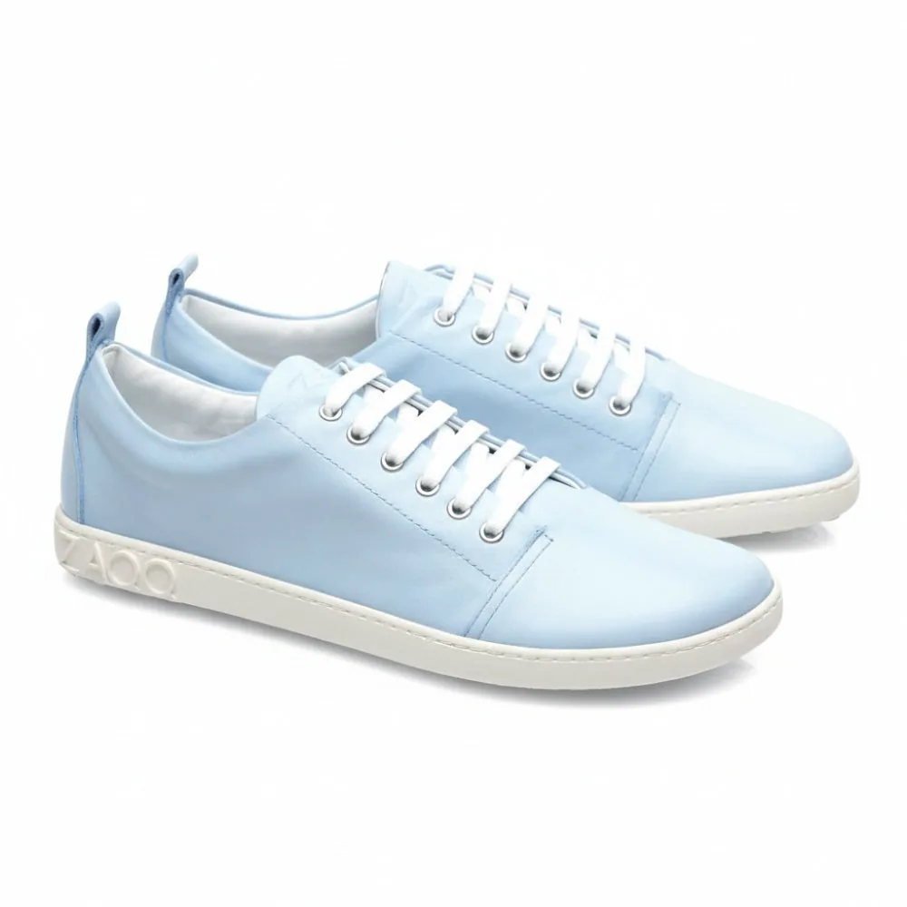 Женские кроссовки ZAQQ TAQQ Nappa Lightblue (голубой цвет)