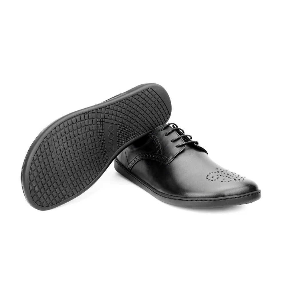 Полуботинки для женщин и мужчин ZAQQ PEAQ Brogue Black (чёрный цвет), фото 2
